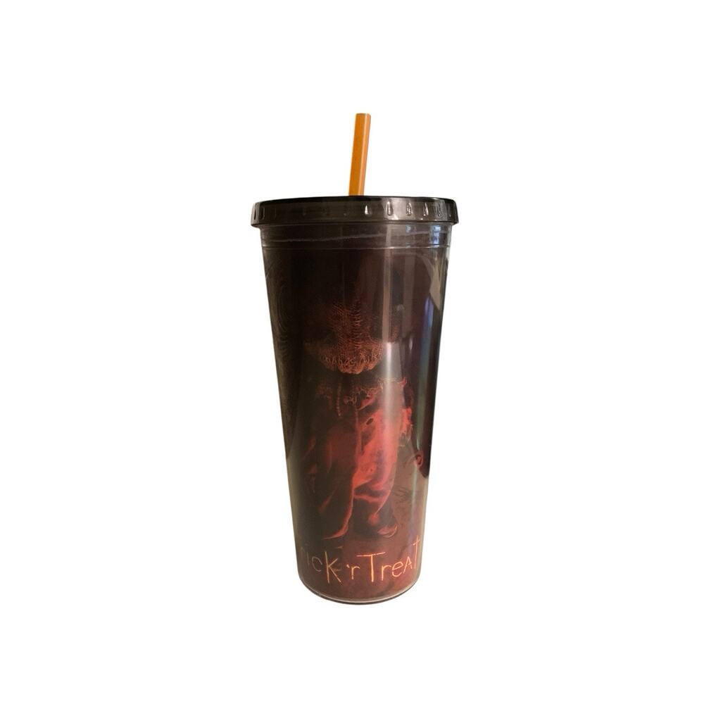 Trick R‎ Treat Sam Plastic Cup Tumbler Rare